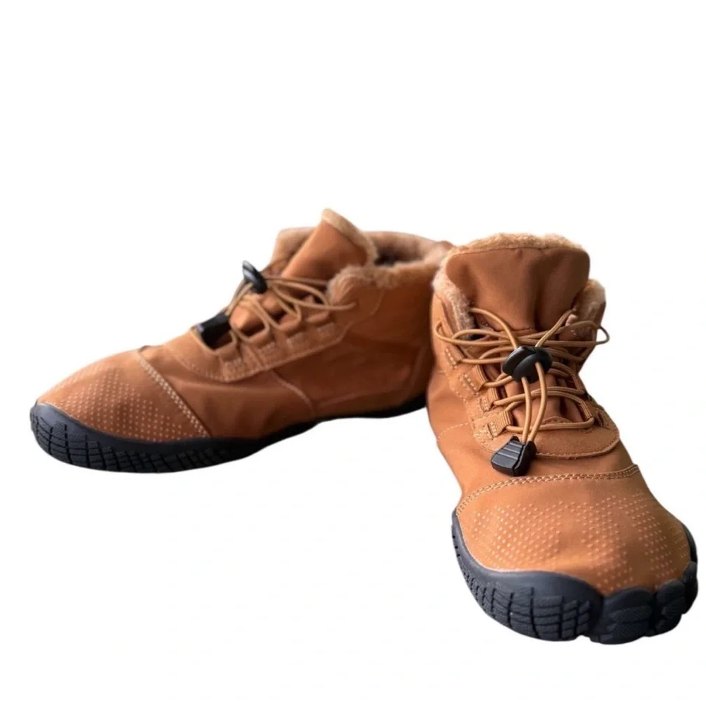 SALE/SALE/SALE Women's Brown Slip-On Winter Boots Size 8 Non-Slip Ankle; NEW